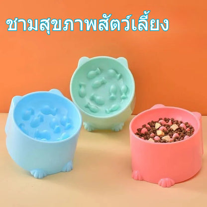 ชามอาหารสัตว์เลี้ยงแบบชะลอการย่อย - 图片1