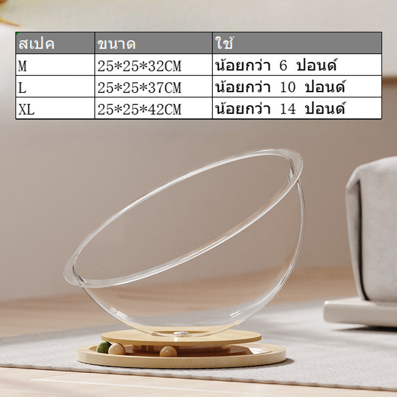 ที่นอนแมวแคปซูลอวกาศ 2-in-1 - 图片7