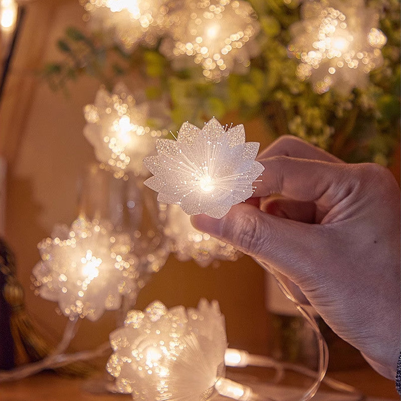 ไฟดอกไม้ LED ไฟไฟเบอร์ออปติกตกแต่งดอกไม้ - 图片5