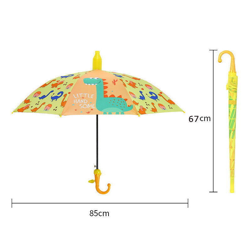 ร่มเด็กแบบกึ่งอัตโนมัติ เหมาะสำหรับทั้งวันแดดจัดและวันฝนตก มีนกหวีดในตัว - 图片5