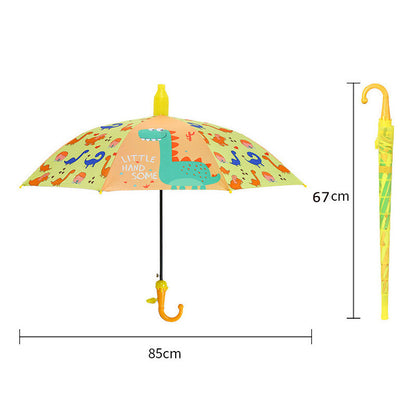 ร่มเด็กแบบกึ่งอัตโนมัติ เหมาะสำหรับทั้งวันแดดจัดและวันฝนตก มีนกหวีดในตัว - 图片5