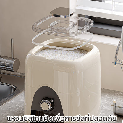 กล่องเก็บข้าวขนาดใหญ่ ป้องกันแมลง เหมาะสำหรับเก็บของแห้ง - 图片5