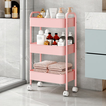 ชั้นวางของ 3 ชั้น มีล้อ แบบรถเข็น เคลื่อนย้ายสะดวก - 图片5