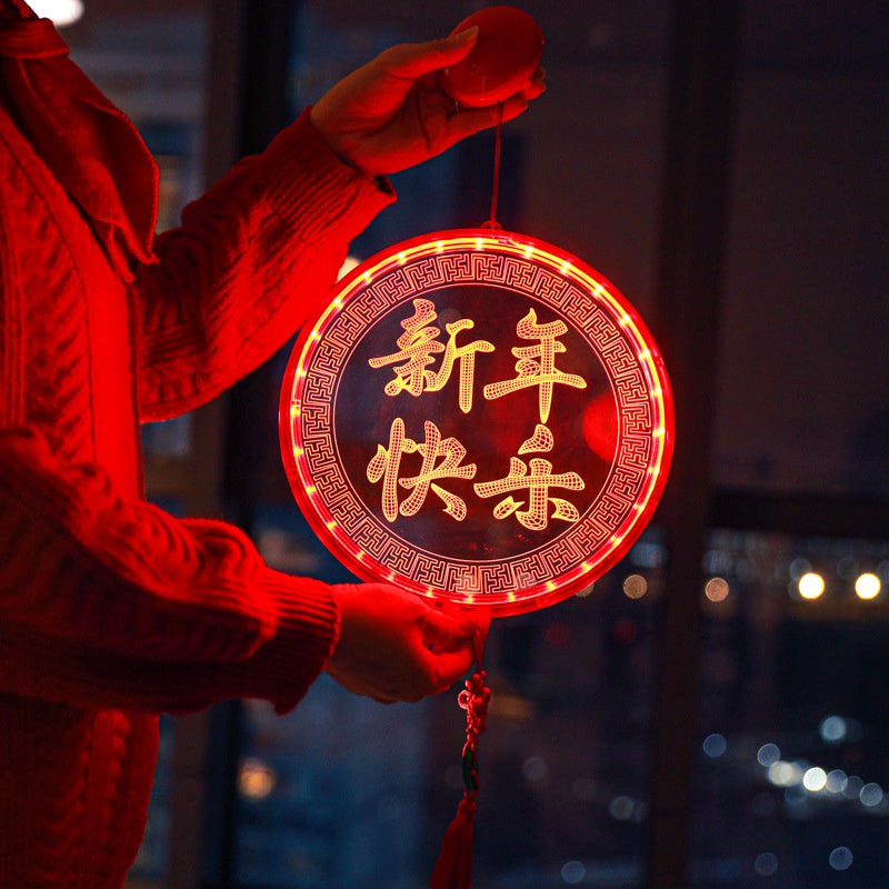 ของตกแต่งตรุษจีนแบบห้อย LED เรืองแสง - 图片1