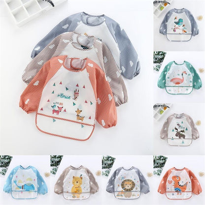 ผ้ากันเปื้อนกันน้ำแขนยาวสำหรับเด็ก - 图片3