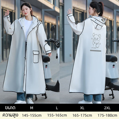 เสื้อกันฝน เสื้อกันฝนหนา กันน้ำ มีแถบสะท้อนแสง - 图片6
