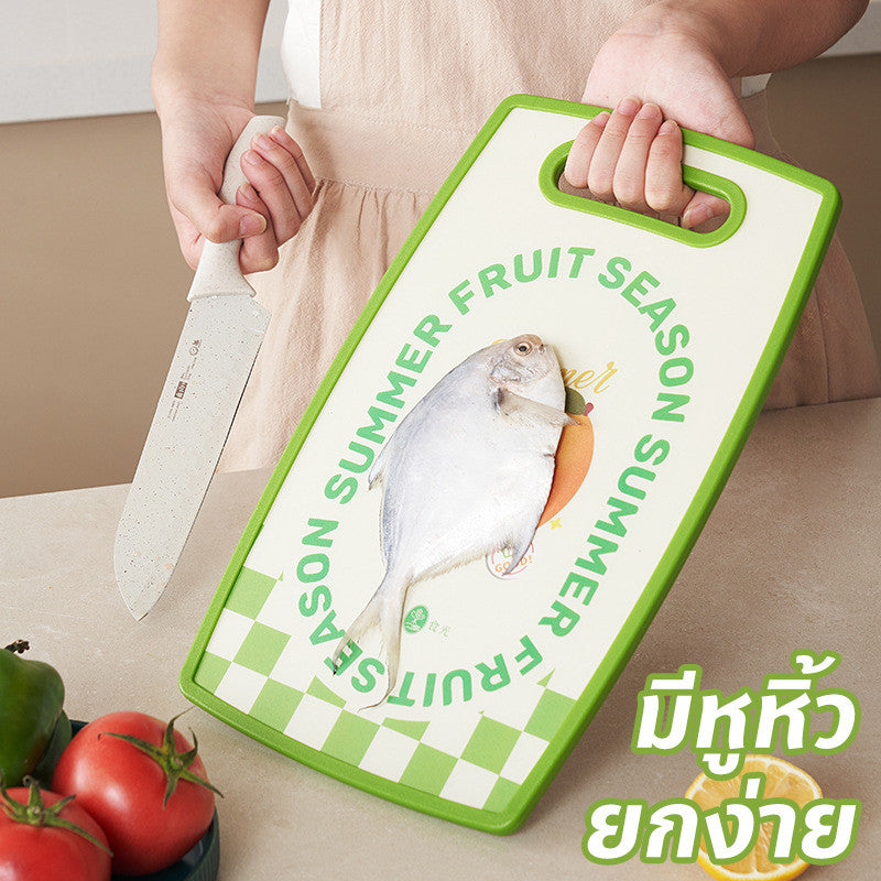 เขียงพลาสติก PP ป้องกันแบคทีเรีย รูปทรงผลไม้ สำหรับทำอาหาร - 图片4