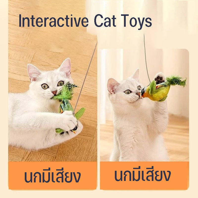 ของเล่นแมวแบบโต้ตอบรูปนก - 图片5