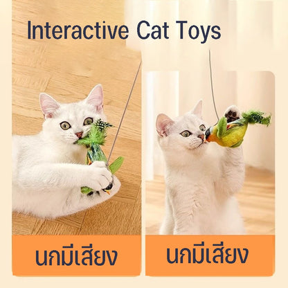 ของเล่นแมวแบบโต้ตอบรูปนก - 图片5
