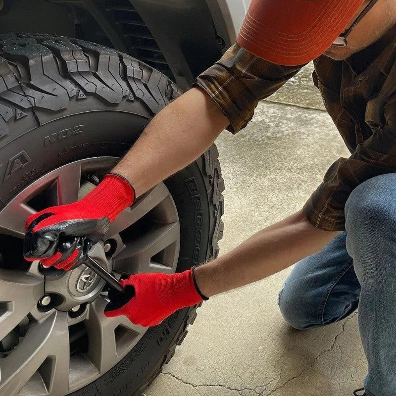 ถุงมือยางสำหรับงานช่าง กันบาด กันลื่น บรรจุ 24 ชิ้น - 图片2