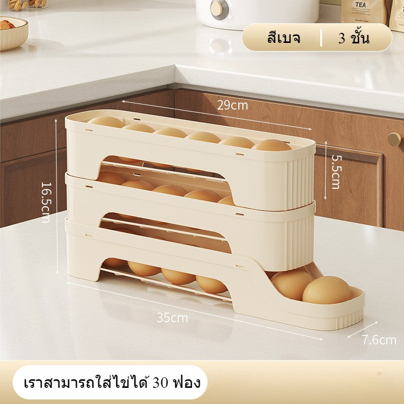 กล่องเก็บไข่ 2/3/4 ชั้น พร้อมเครื่องกลิ้งไข่อัตโนมัติ - 图片7