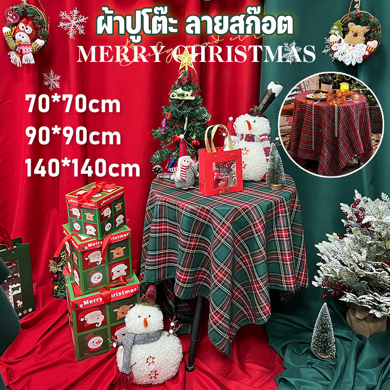 ผ้าปูโต๊ะธีมคริสต์มาส - 主图
