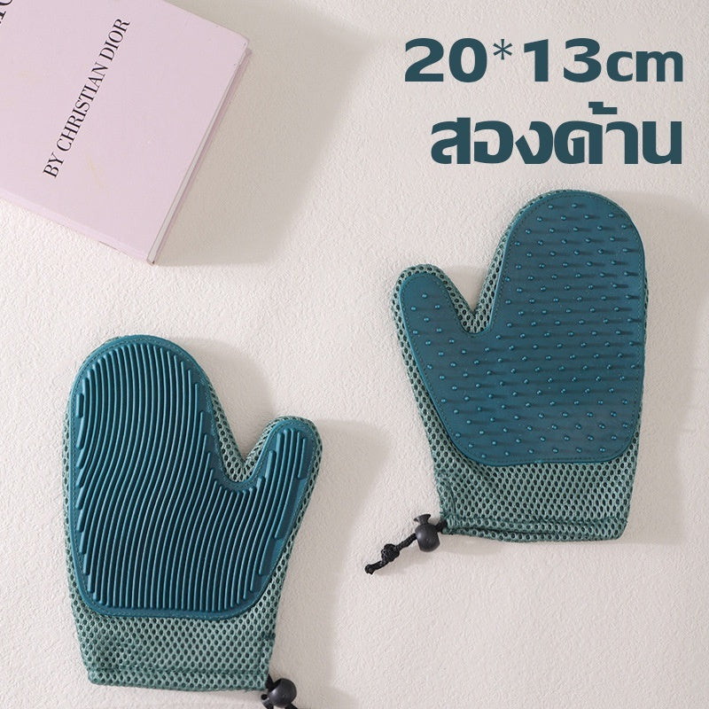 ถุงมือแปรงขนแมวและสุนัข - 图片9