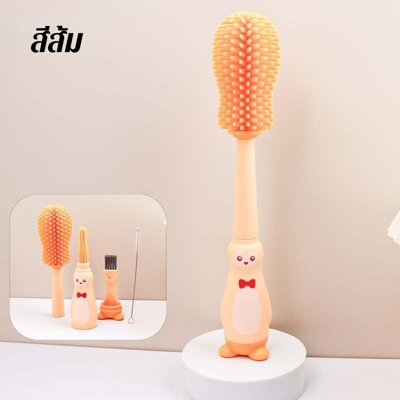 ชุดแปรงทำความสะอาดขวดนมเด็ก 4in1 - 图片7