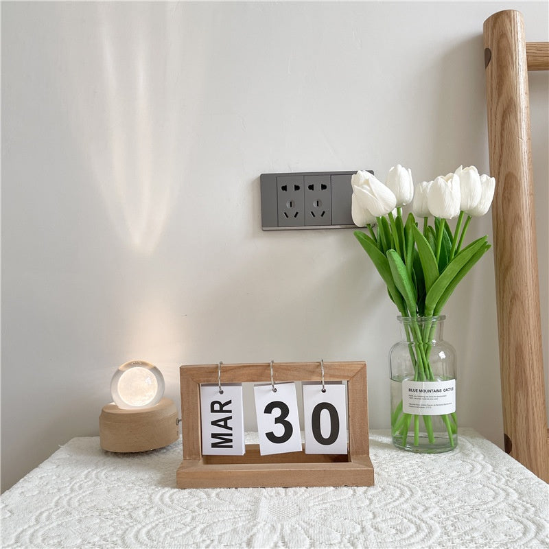 ปฏิทินหมุนกระดาษไม้ - 图片3