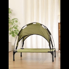 เต็นท์แมว, บ้านสัตว์เลี้ยง, เปลนอนแมวแบบยกสูงมีรูระบายอากาศ, ที่นอนสัตว์เลี้ยง