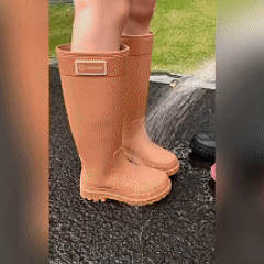 Rain boots, waterproof boots, tall, fitted, rubber boots, waterproof, non-slip, lightweight and comfortable