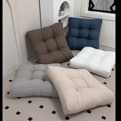 เบาะรองนั่ง เบาะรองนั่งทาทามิ กำมะหยี่ หนาขึ้น นุ่มสบาย หนาเป็นพิเศษ ความยืดหยุ่นสูง สําหรับตกแต่งบ้าน