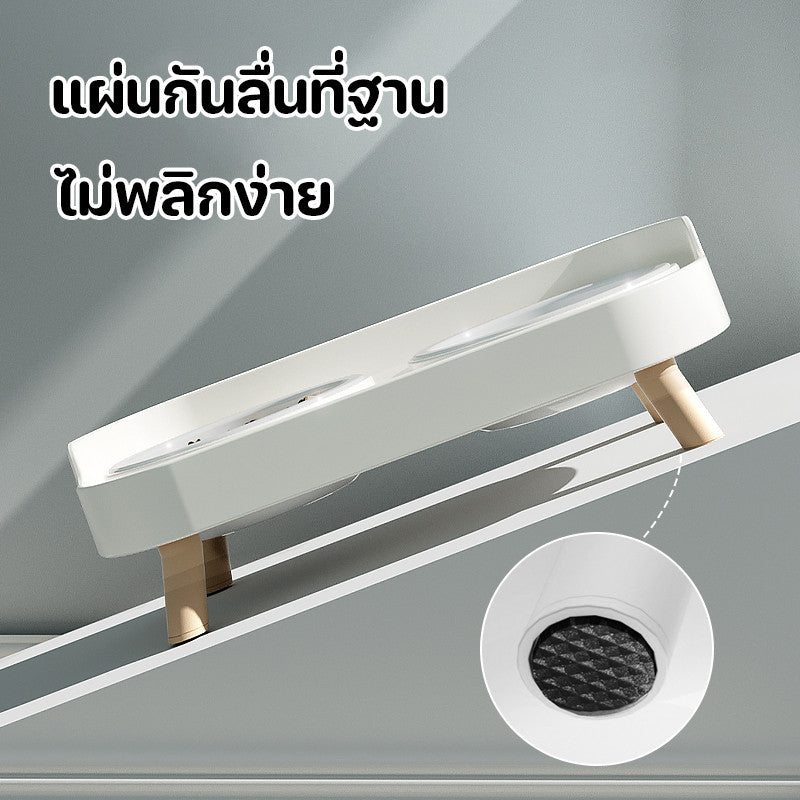ชามอาหารสัตว์เลี้ยงดีไซน์ยกสูงเพื่อช่วยปกป้องคอของสัตว์เลี้ยง - 图片3