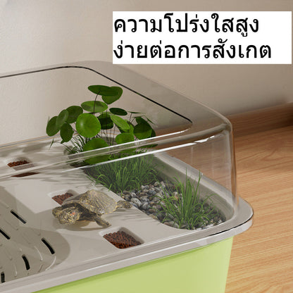 ตู้เลี้ยงเต่าคุณภาพสูง ตู้เลี้ยงเต่าที่มีแผ่นรองด้านในเปลี่ยนได้ง่าย - 图片2