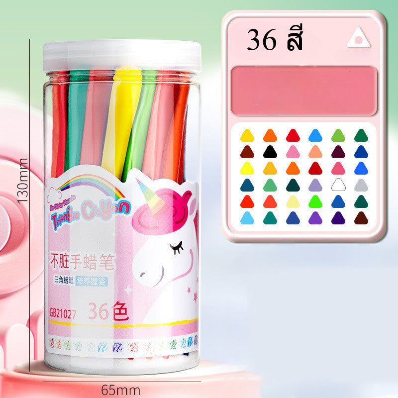 ดินสอสีปลอดสารพิษ อุปกรณ์วาดภาพสำหรับเด็ก - 图片11