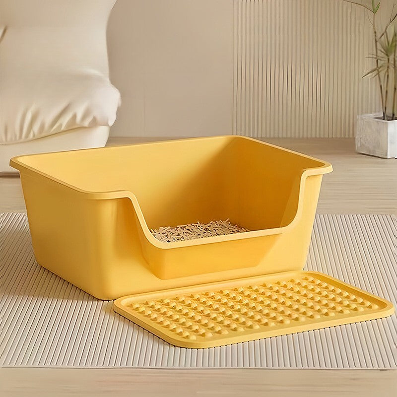 กระบะทรายแมวขนาดใหญ่พิเศษ ขอบสูง กันน้ำกระเด็น - 图片13