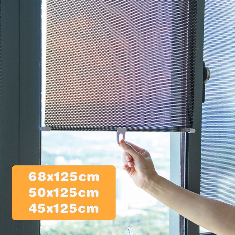 ม่านบังแดดและฉนวนกันความร้อน ม่านม้วนอัตโนมัติ - 主图