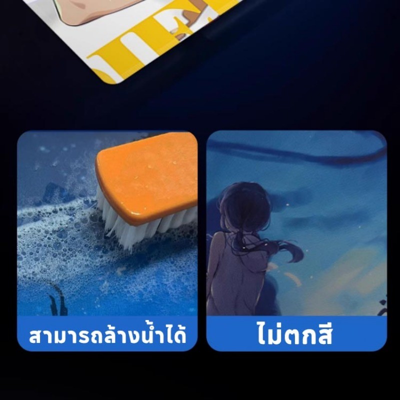 แผ่นรองเมาส์กันลื่นขนาดใหญ่พิเศษ หนาและกว้างขึ้น ขนาด 80x30 ซม. - 图片1