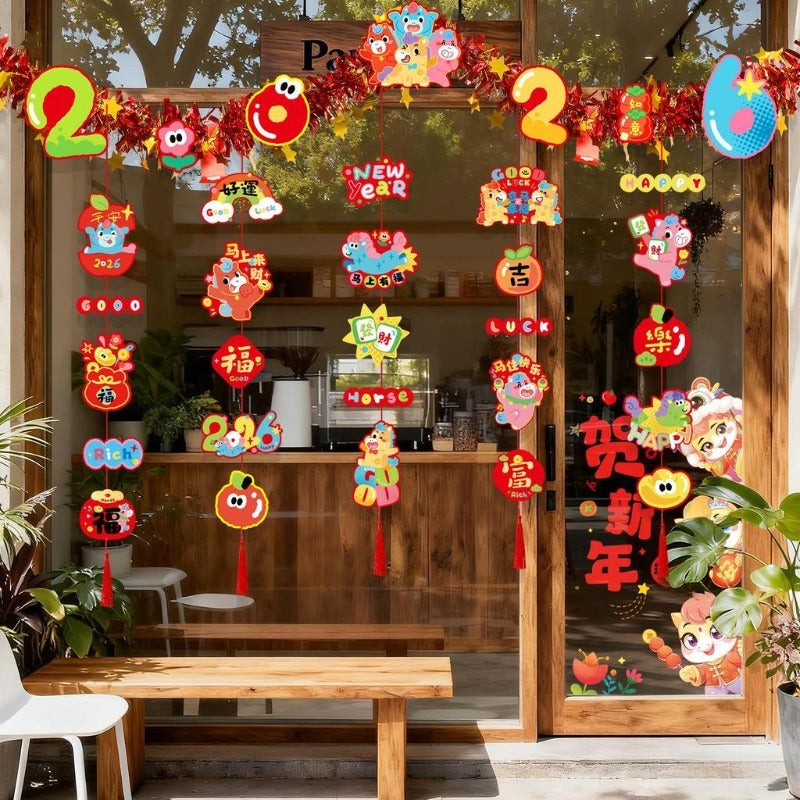 ของตกแต่งปีใหม่และป้ายเทศกาล - 图片3