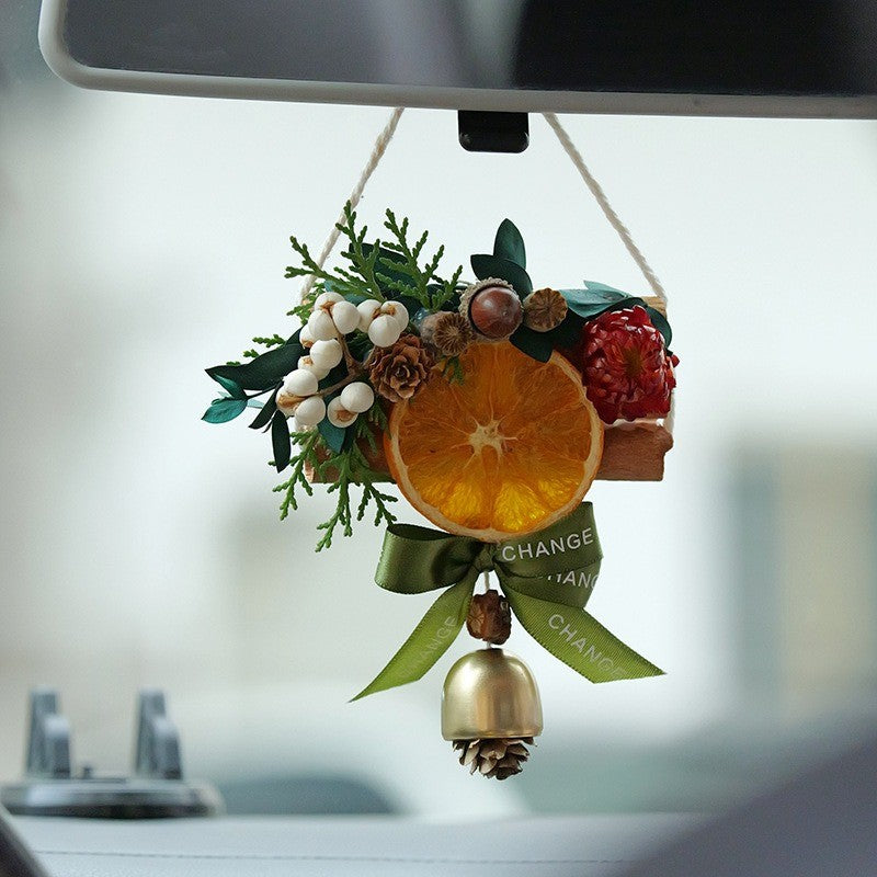 จี้ห้อยกระจกมองหลังสำหรับน้ำหอมติดรถยนต์ ประกอบด้วยน้ำมันหอมระเหยและของตกแต่ง