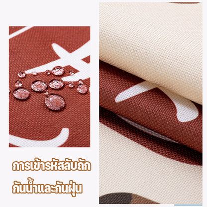 ผ้าคลุมตู้เย็น มีช่องเก็บของสองข้าง กันน้ํา กันลื่น กันน้ํามัน สไตล์นอร์ดิก สําหรับเครื่องซักผ้า เตาอบ ตู้เย็น