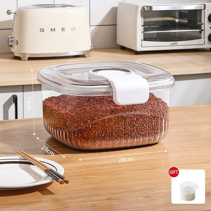 ภาชนะเก็บข้าวขนาด 25 กิโลกรัม พร้อมล้อถอดได้ - 图片9