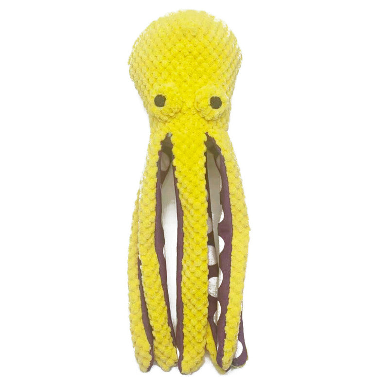 ของเล่นสุนัขรูปปลาหมึก เหมาะสำหรับให้สุนัขกัดแทะและส่งเสียงดัง - 图片5