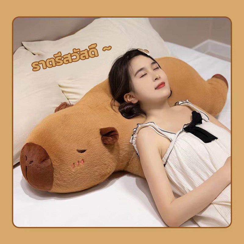 ตุ๊กตาหมอนรูปคาปิบารา นุ่มนิ่มน่ารัก - 图片3
