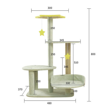 อพาร์ทเมนต์แมวไม้ขนาดใหญ่ - 图片37