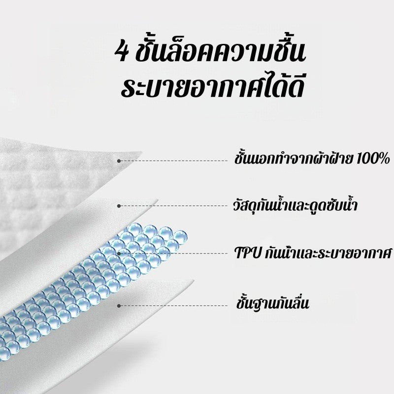 แผ่นรองผ้าอ้อมเด็กกันน้ำผ้าฝ้ายแท้ - 图片2