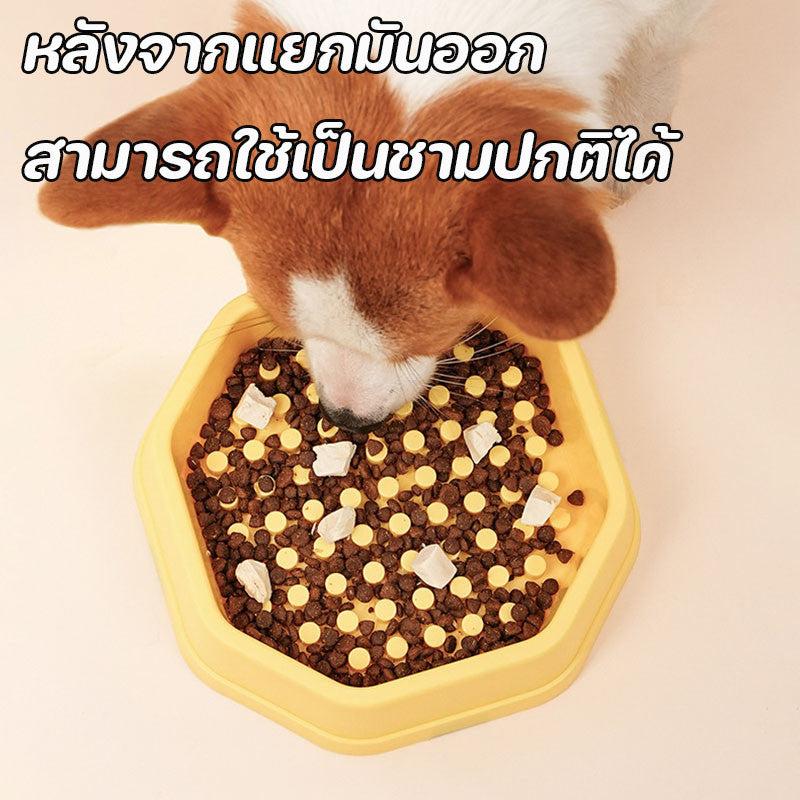 ชามอาหารสัตว์เลี้ยงแบบช้า - 图片5