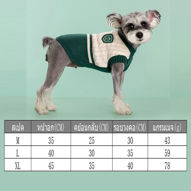 เสื้อผ้าสัตว์เลี้ยง สไตล์ชุดนักเรียน สวมใส่สบายและระบายอากาศได้ดี - 图片1