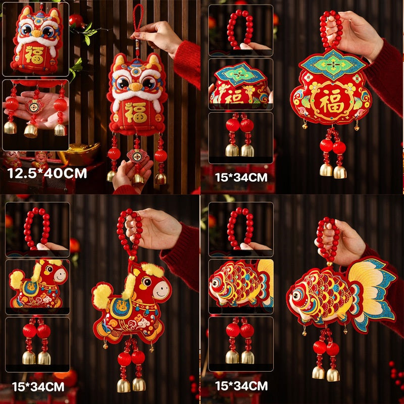 ระฆังและกระดิ่งลมประดับตกแต่งสำหรับเทศกาลตรุษจีนปี 2026 - 图片5