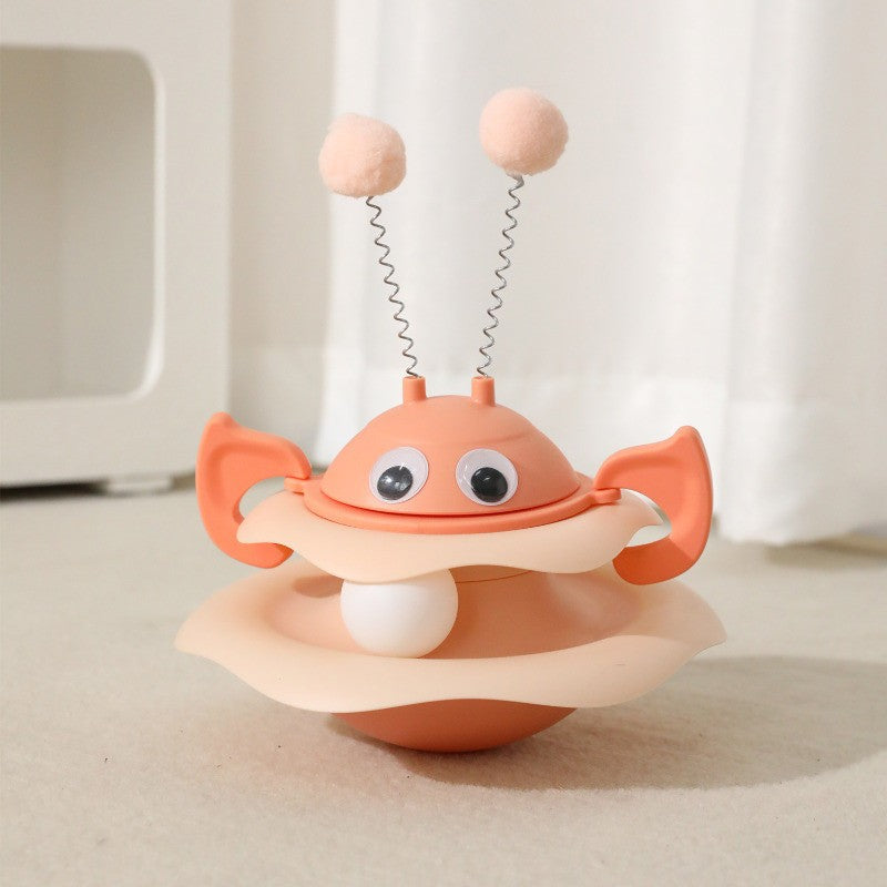 ของเล่นแมว รางบอลแมว พร้อมแผงเสียงขนนก - 图片27