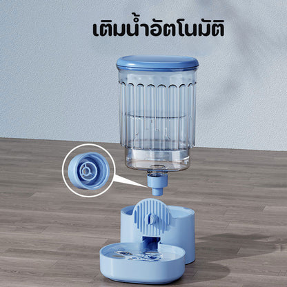 เครื่องให้อาหารและน้ำสัตว์เลี้ยงแบบแขวน 2in1 - 图片4