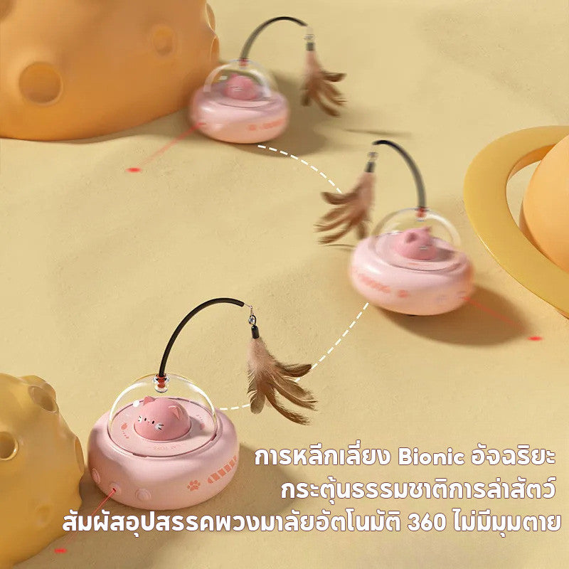 ของเล่นแมวอัจฉริยะพร้อมขนนก - 图片4