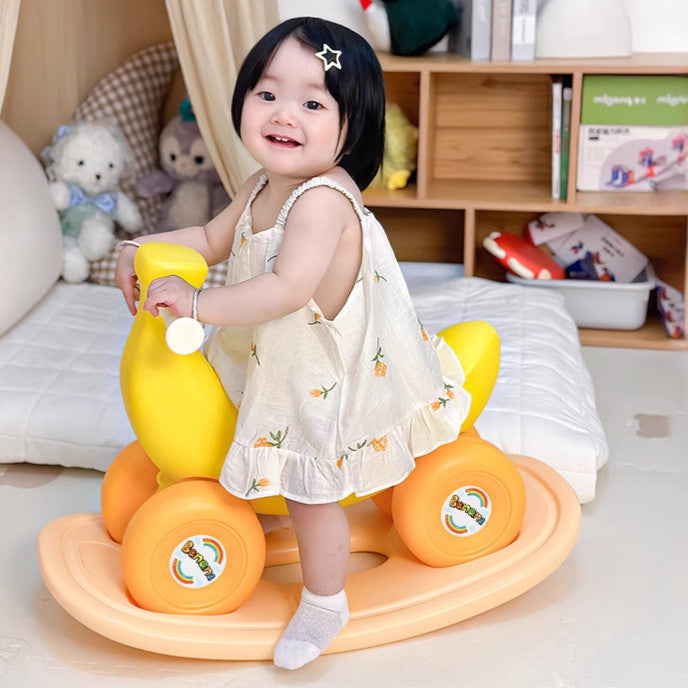 รถโยกเด็กลายกล้วย - 图片1