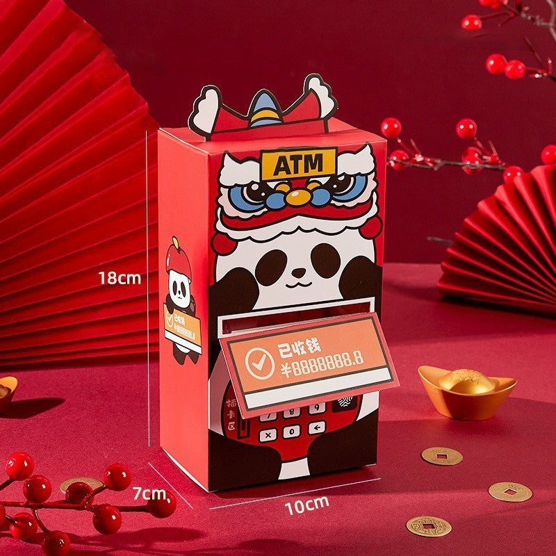 กล่องของขวัญซองเงินสด ATM ปี 2026 ซองมงคลตรุษจีน - 图片6