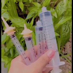 Pet feeding kit, kitten milk bottle, medicine syringe, soft silicone nipple, newborn puppy, anti-choking