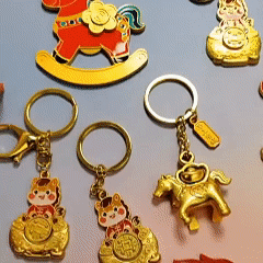 Horse Year Refrigerator Magnet Bottle Opener, Zinc Alloy, Home Decor, Lucky Charm, Wealth Attractor, Gift