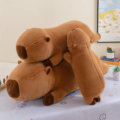 ตุ๊กตาหมอนรูปคาปิบารา นุ่มนิ่มน่ารัก - 图片2