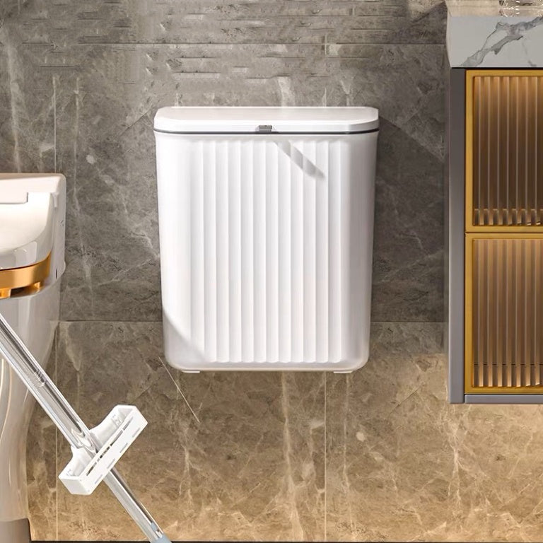 ถังขยะติดผนังพร้อมฝาปิด ไม่ต้องเจาะรู อเนกประสงค์ ความจุ 9 ลิตร - 图片7
