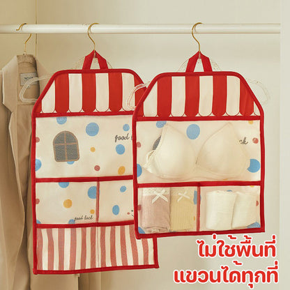 ถุงเก็บชุดชั้นในแบบแขวน 2/3 ชั้น ความจุขนาดใหญ่ - 图片2