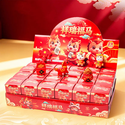 กล่องปริศนาลายการ์ตูนปีม้า 2026 ของขวัญสุดเซอร์ไพรส์สำหรับเทศกาลตรุษจีน - 图片4